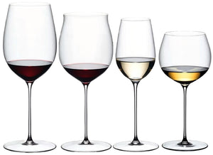 Riedel Weingläser-Set Superleggero - Bordeaux Grand Cru, Burgundy Grand Cru, Riesling & Oaked Chardonnay - 4 Stück