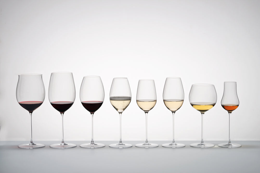 Riedel Weingläser-Set Superleggero - Bordeaux Grand Cru, Burgundy Grand Cru, Riesling & Oaked Chardonnay - 4 Stück