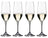 Riedel Champagnergläser Vivant - 290 ml - 4 Stück