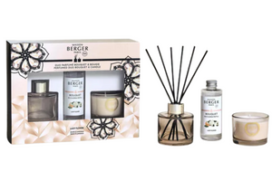 Maison Berger Geschenkset – Duftstäbchen & Duftkerze – Eternity Nude – Lady Flower 