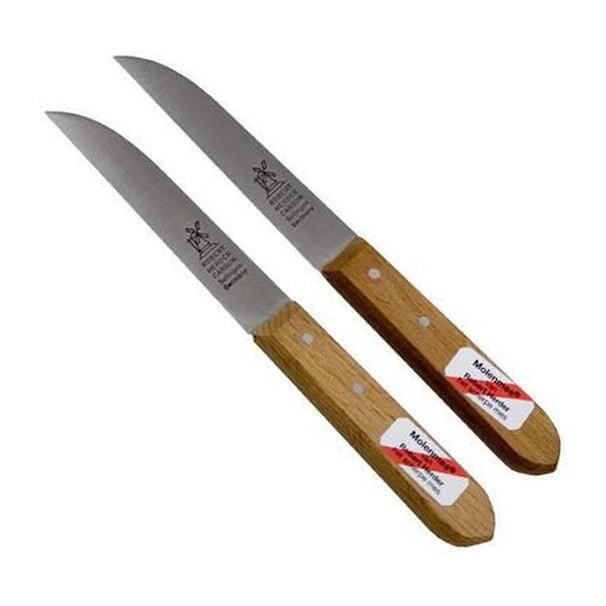 Robert Herder Mühlenmesser Rostfähiges Holz 85 mm - 2 Stücke