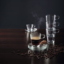 Leonardo Latte Macchiato Gläser Senso – Stapelbar – 350 ml – 6 Stück