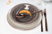 Cookinglife Speiseteller Delice Grau ø 26,5 cm - 6 Stück