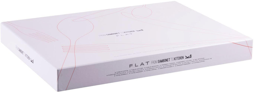 Sambonet Besteckset Flat - Edelstahl - 36-teilig / 6 Personen