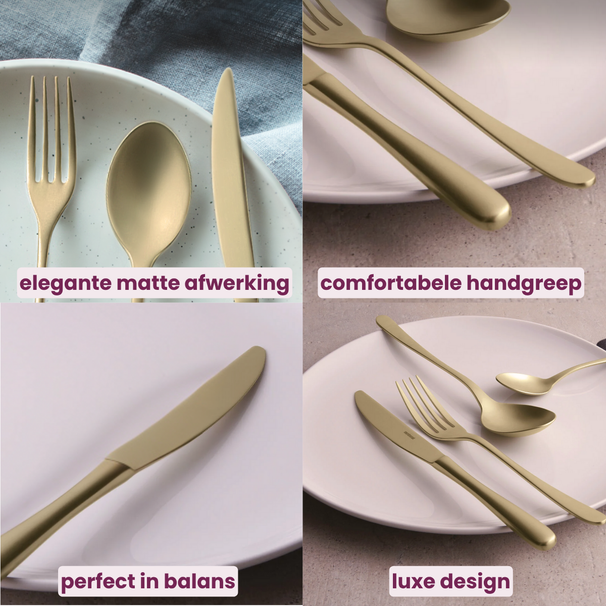 Sambonet Besteckset Taste - Antique Champagne - 36-teilig / 6 Personen