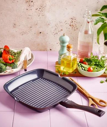 Beka Grillpfanne Energy R 28 x 28 cm – keramische Antihaftbeschichtung