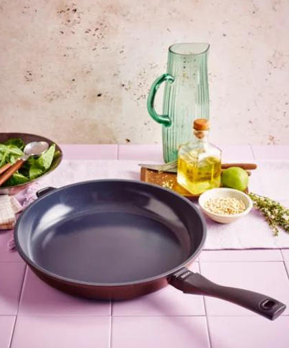Beka Bratpfanne Energy R und Gegengriff Ø 32 cm – geeignet für alle Wärmequellen – keramische Antihaftbeschichtung