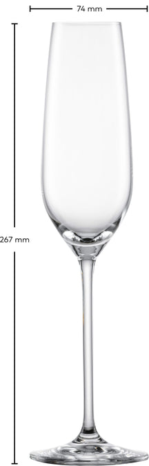 Schott Zwiesel Champagnergläser - Flöten - Fortissimo - 240 ml - 4 Stück