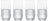 Zwiesel Glas Gläser Pure 357 ml - 4 Stück