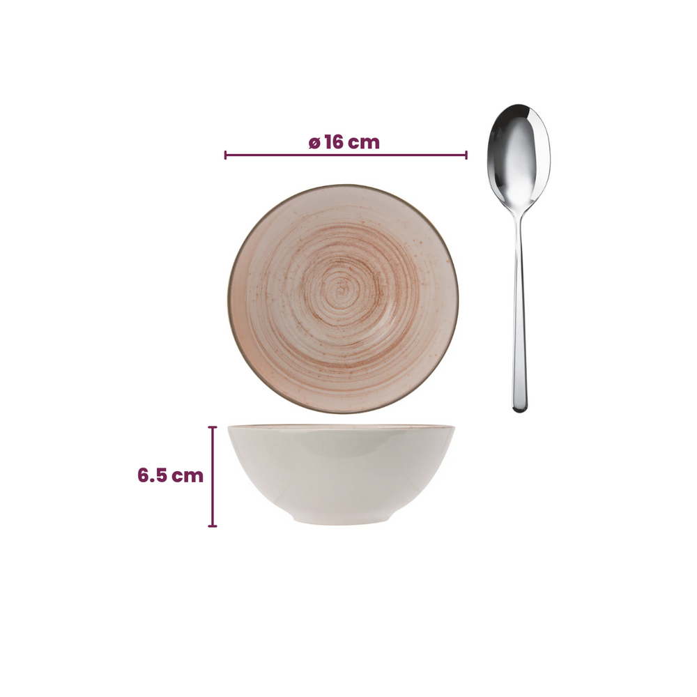 Cosy & Trendy Suppenschalen / Schalen - Sintra Terracotta ø 16 cm - 4 Stück