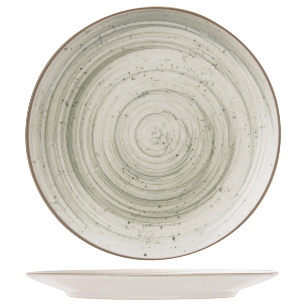 Cosy & Trendy Speiseteller Sintra Ivy Green ø 26 cm - 4 Stück