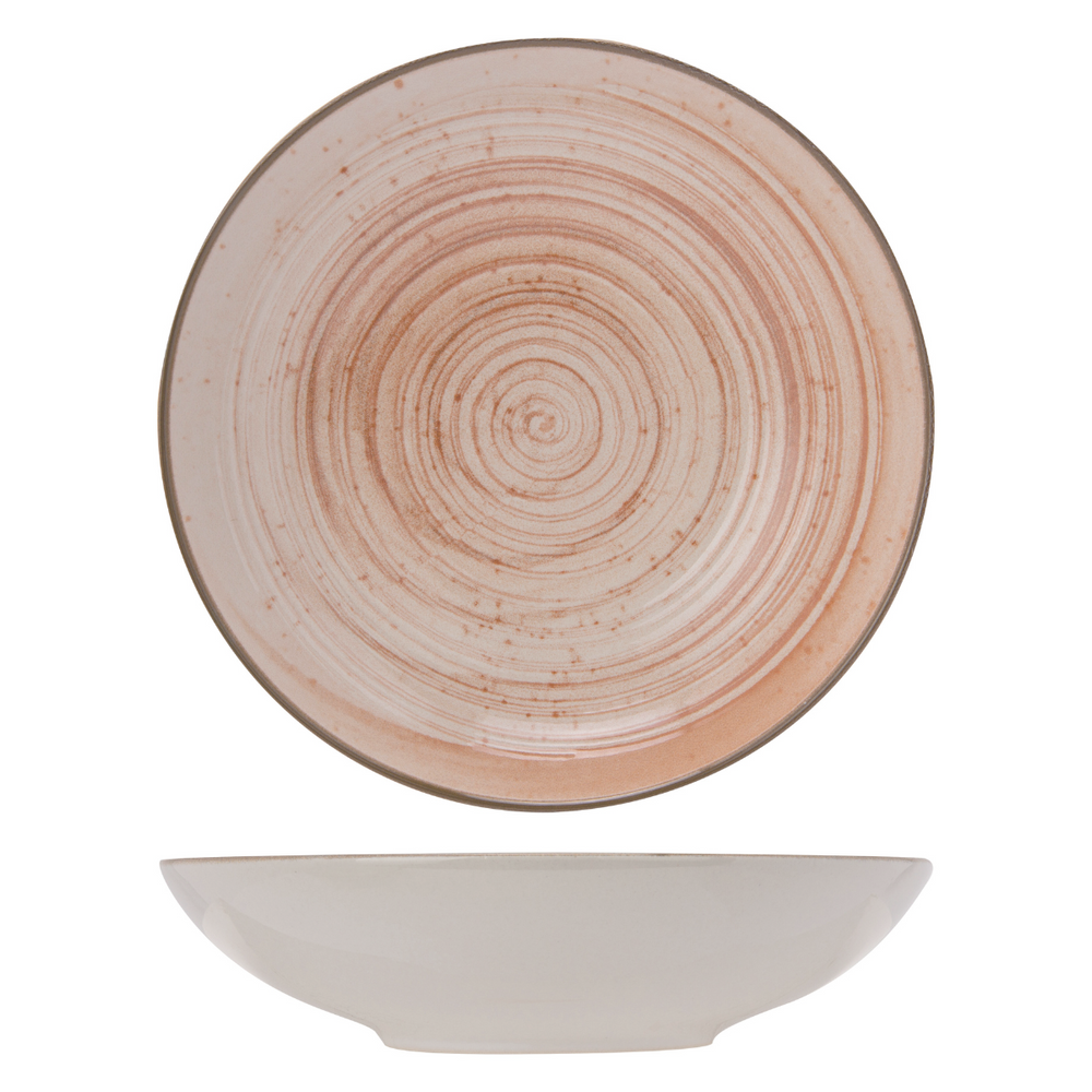 Cosy & Trendy Tiefe Teller Sintra Terracotta ø 21 cm - 4 Stück
