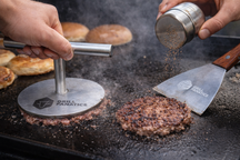 Cookinglife Grill Smashburger Presse / Hamburgerpresse - Premium - Edelstahl - ø 12 cm