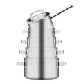 Sola Topfset Juvia 5-teilig – Edelstahl – downdraft-geeignet – Kochtöpfe Ø 16, 18, 20, 24 cm & Stieltopf Ø 16 cm – geeignet für alle Herdarten