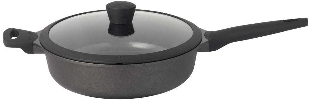 Sola Hapjespan / Sauteerpan mit Deckel Ceramic Deluxe ø 28 cm - keramische Antihaftbeschichtung