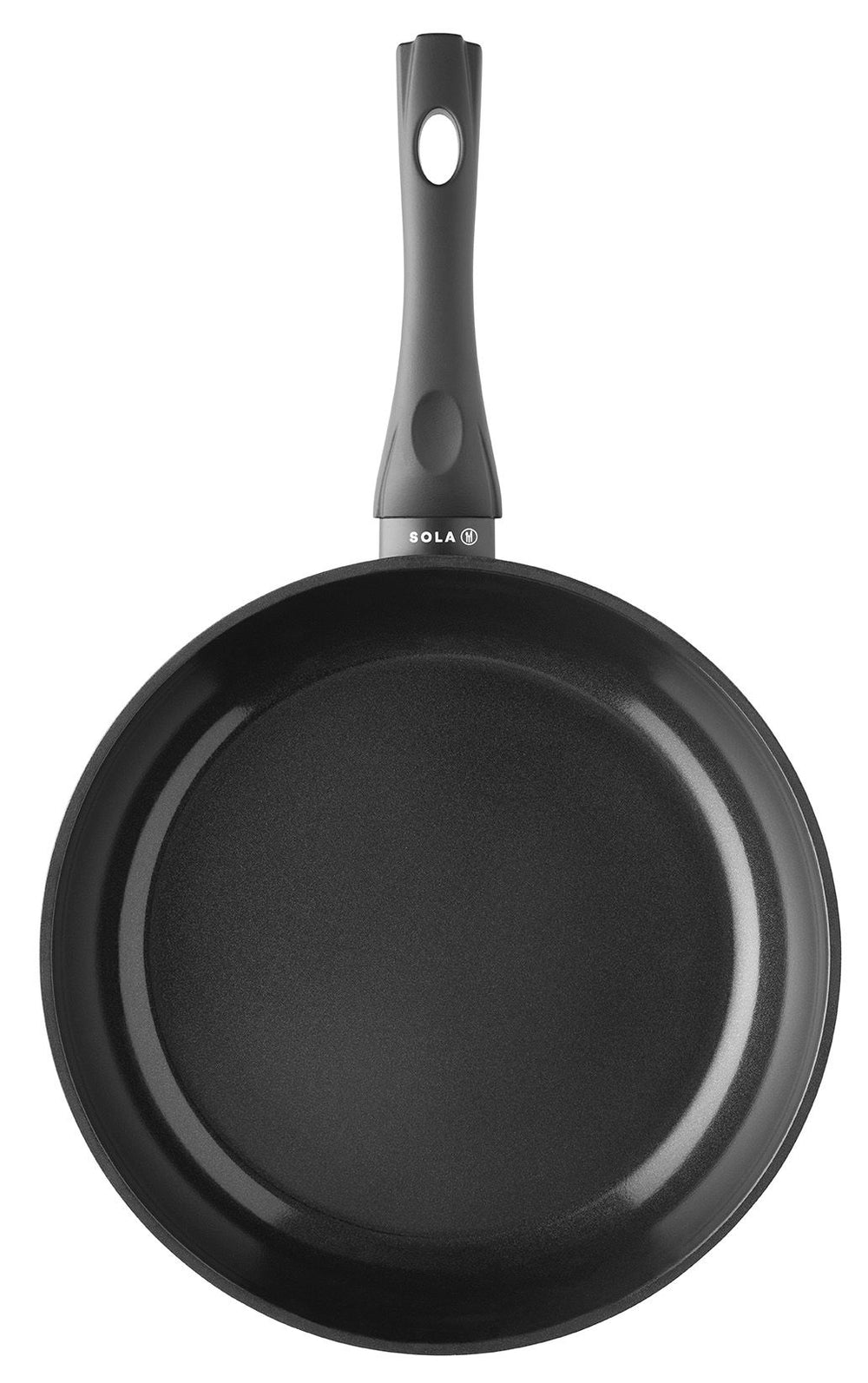 Sola Kochgeschirr Set Stonehenge 2-Delig - Bratpfanne ø 28 cm und Sautépfanne mit Deckel ø 28 cm - keramische Antihaftbeschichtung
