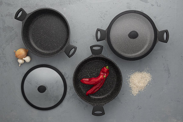 Sola Schmorpfanne / Sauteuse mit Deckel Fair Cooking Ø 28 cm – standard-antihaftbeschichtung