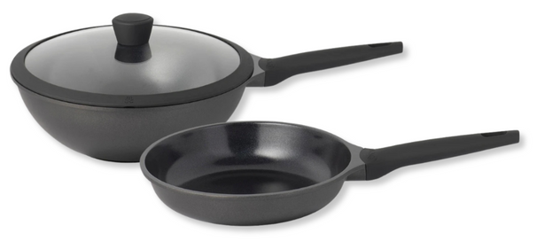 Sola Topfset Ceramic Deluxe - Bratpfanne ø 28 cm und Sola Wokpfanne ø 30 cm - keramische Antihaftbeschichtung