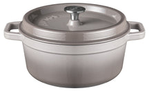 Sola Bräter mit Deckel Gusseisen - Grau - ø 28 cm / 5 Liter - Emaillierte Antihaftbeschichtung