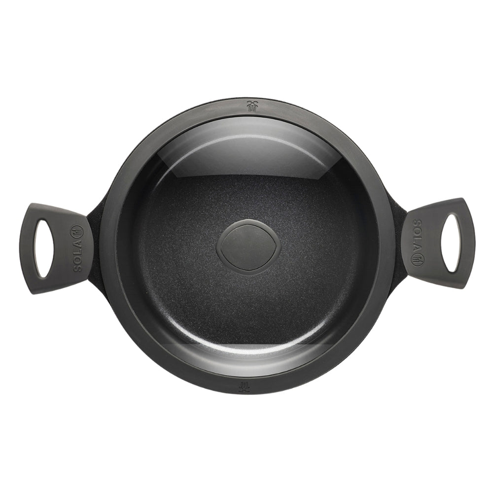 Sola Bräter mit Deckel Ceramic Deluxe ø 28 cm - keramische Antihaftbeschichtung