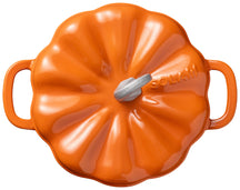 Sola Bräter Kürbis Orange - Gusseisen - ø 24 cm / 2,8 Liter - emaillierte Antihaftbeschichtung