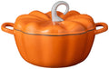 Sola Bräter Kürbis Orange - Gusseisen - ø 24 cm / 2,8 Liter - emaillierte Antihaftbeschichtung