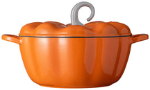 Sola Bräter Kürbis Orange - Gusseisen - ø 24 cm / 2,8 Liter - emaillierte Antihaftbeschichtung