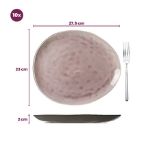 Cosy & Trendy Streetfood-Dinner-Teller 27.5 x 23 cm - 10 Stück