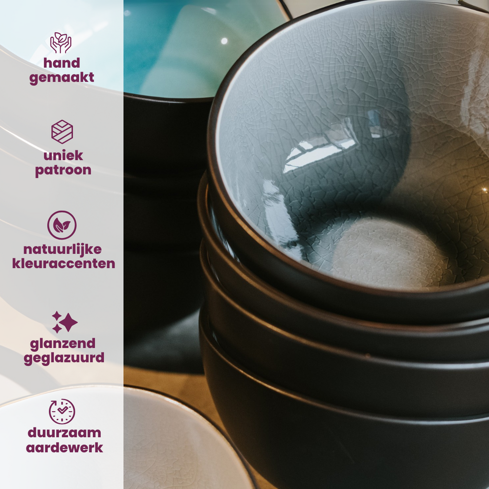 Cosy & Trendy Kleine Schüsseln Streetfood ø 12 cm / 350 ml - 10 Stück