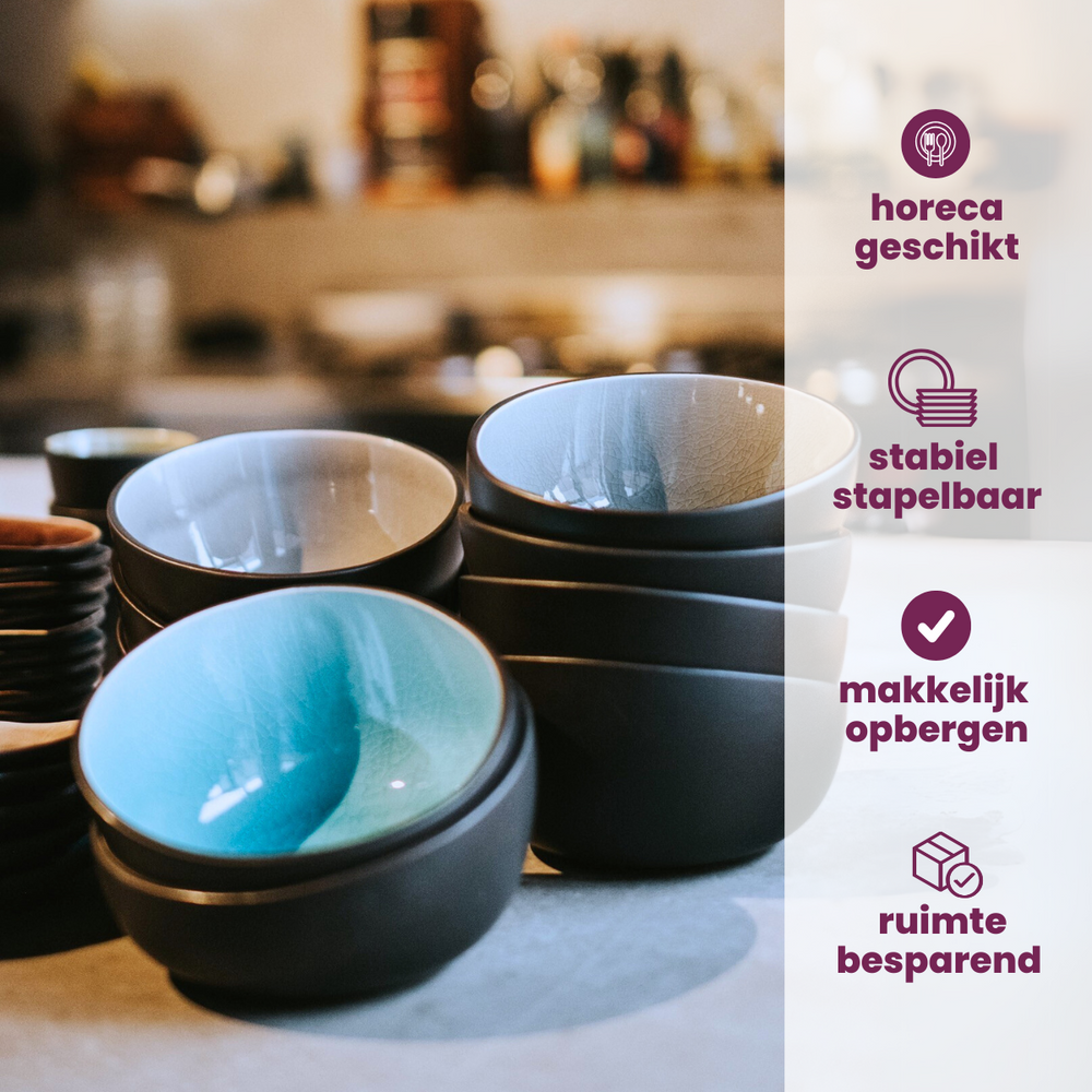 Cosy & Trendy Kleine Schüsseln Streetfood ø 12 cm / 270 ml - 10 Stück