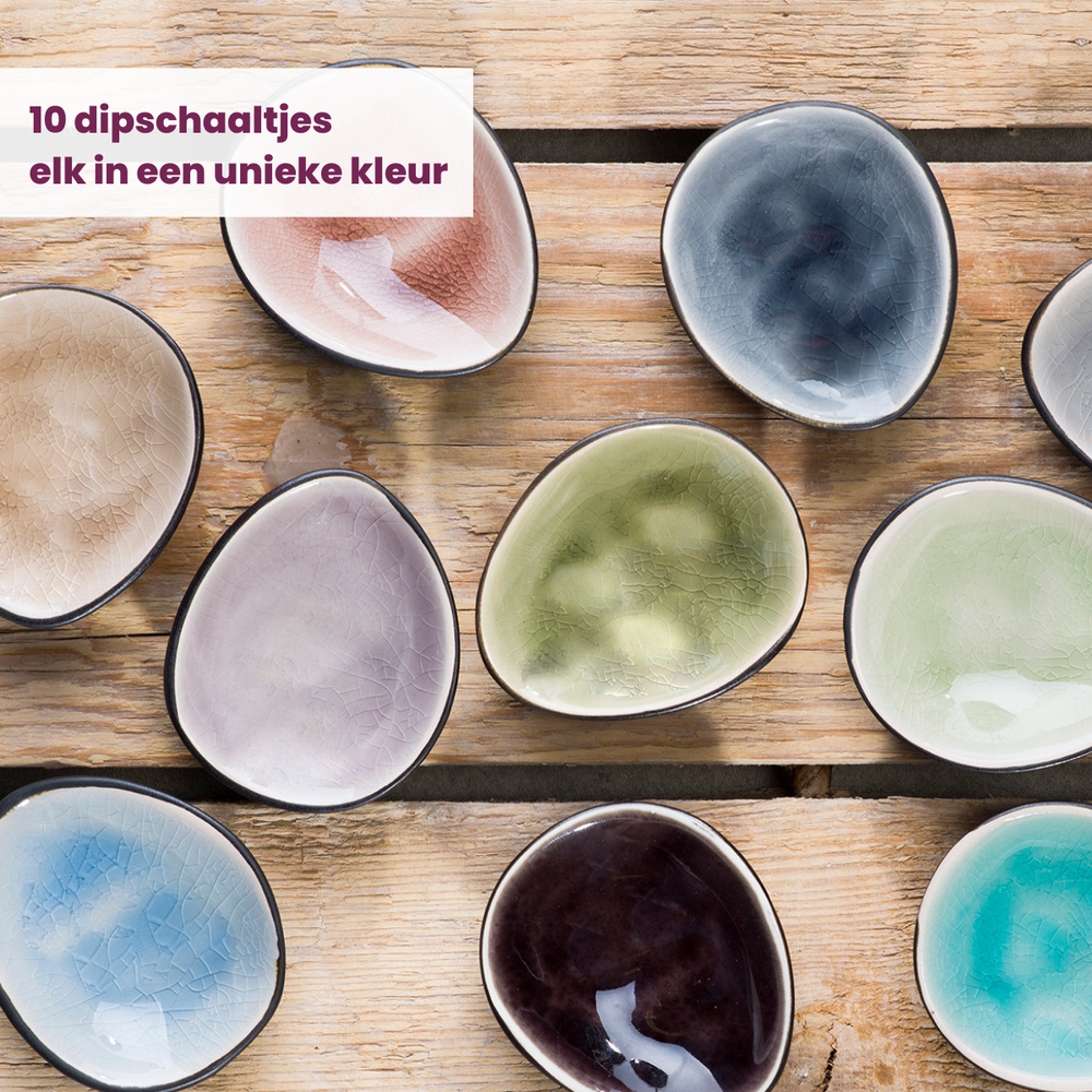 Cosy & Trendy Dipschalen Streetfood 9 x 7 cm / 100 ml - 10 Stück