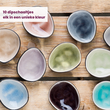Cosy & Trendy Dipschalen Streetfood 9 x 7 cm / 100 ml - 10 Stück