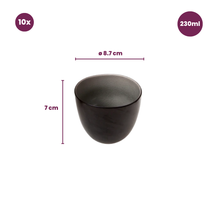Cosy & Trendy Kaffeetassen Streetfood 230 ml - 10 Stück