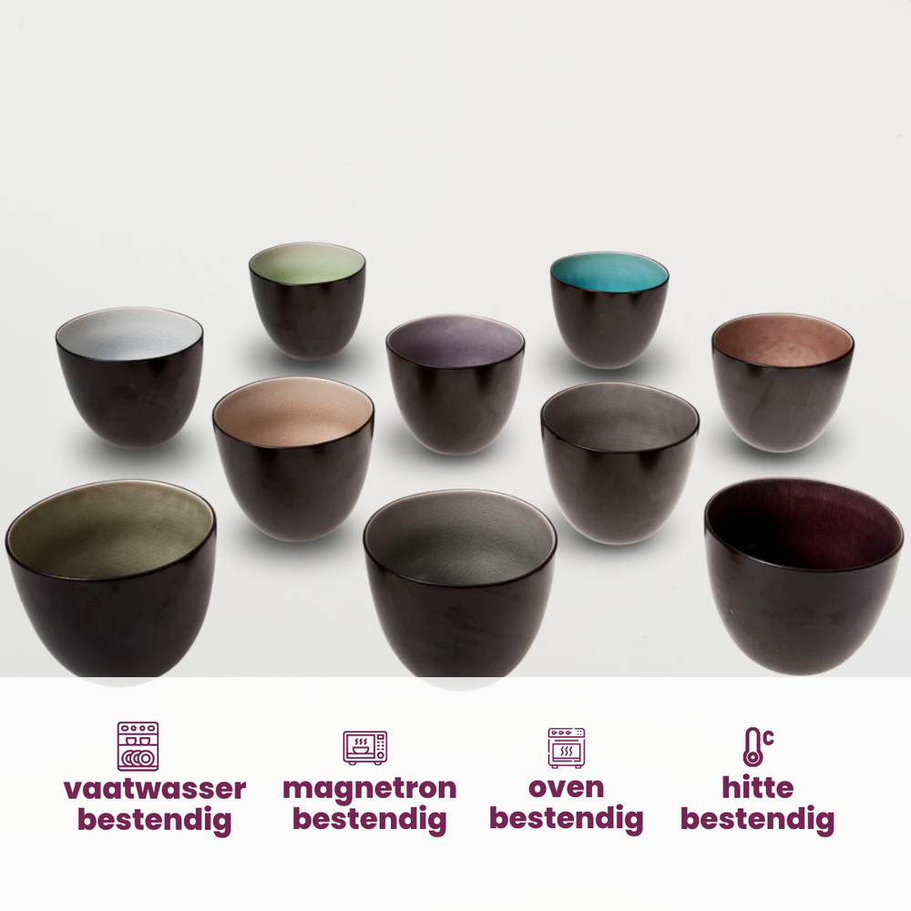 Cosy & Trendy Kaffeetassen Streetfood 230 ml - 10 Stück
