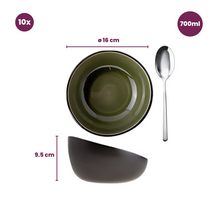 Cosy & Trendy Schüsseln Streetfood ø 16 cm / 700 ml - 10 Stück
