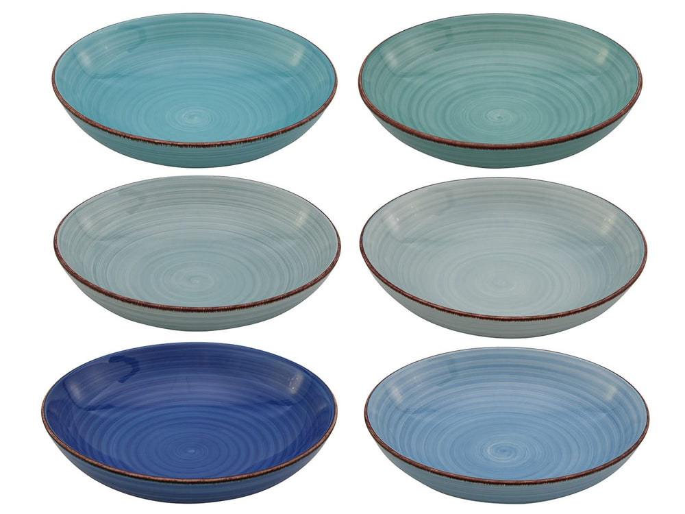 Cookinglife Pastateller Delice Blau ø 23 cm - 6 Stück