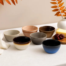 Studio Tavola Schusseln Earth ø 14 cm - 6 Stück