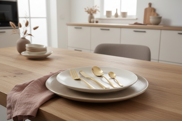 Studio Tavola Besteckset – Champagner – 16-teilig / 4 Personen