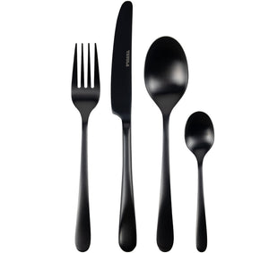 Studio Tavola Besteckset - Schwarz - 16-teilig / 4 Personen