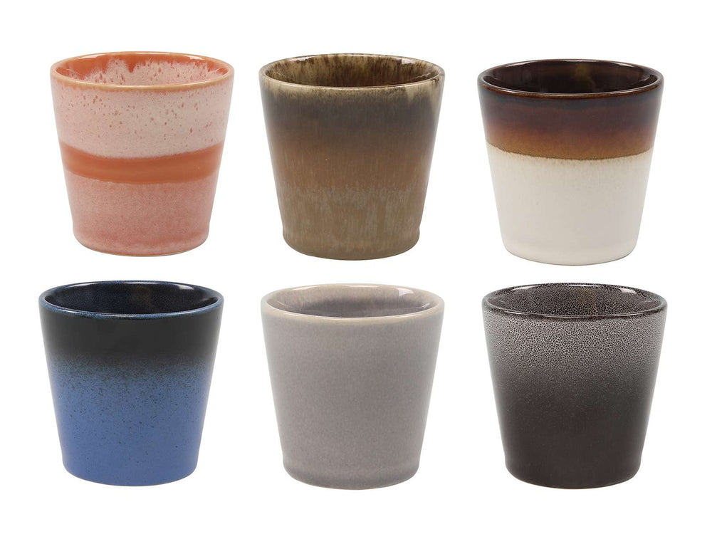 Studio Tavola Geschirrset Earth 30-teilig / 6 Personen - 6 Dinner-Teller, 6 Frühstücksteller, 6 Schalen, 6 Kaffeetassen und 6 Kaffeebecher
