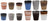 Studio Tavola Kaffeeset – Kaffeetassen & Cappuccino-Tassen – Erdfarben – 12-teilig
