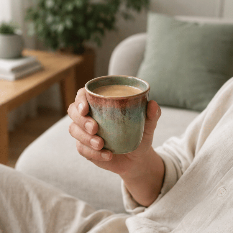 Studio Tavola Kaffeetassen - Senseo Tassen - Storm - 200 ml - 6 Stück
