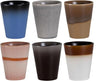 Studio Tavola Cappuccino-Tassen – Kaffeetassen – Erdfarben, 310 ml – 6er-Pack