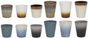 Studio Tavola Kaffeeset – Kaffeetassen & Cappuccino-Tassen – Storm – 12-teilig