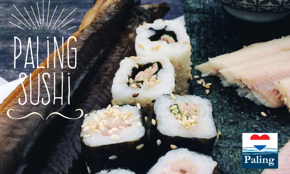 Mache selbst köstliche Sushi-Brötchen mit geräuchertem Aal und Avocado