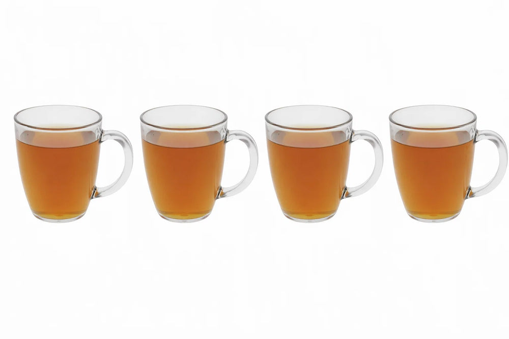 Cookinglife Kunststoff-Teegläser – CampVibe – Outdoor – Unzerbrechlich – 380 ml – 4er-Set