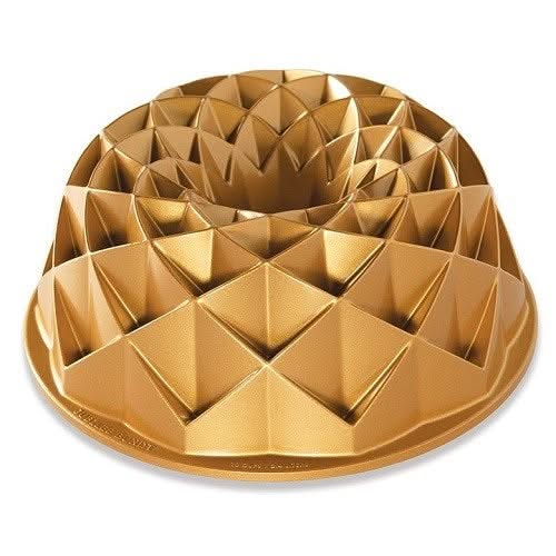 Nordic Ware Gugelhupfform Jubilee Bundt Gold - Aluguss - ø 25 cm