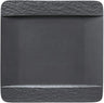 Villeroy & Boch Speiseteller Manufacture Rock - Schwarz - 28 x 28 cm