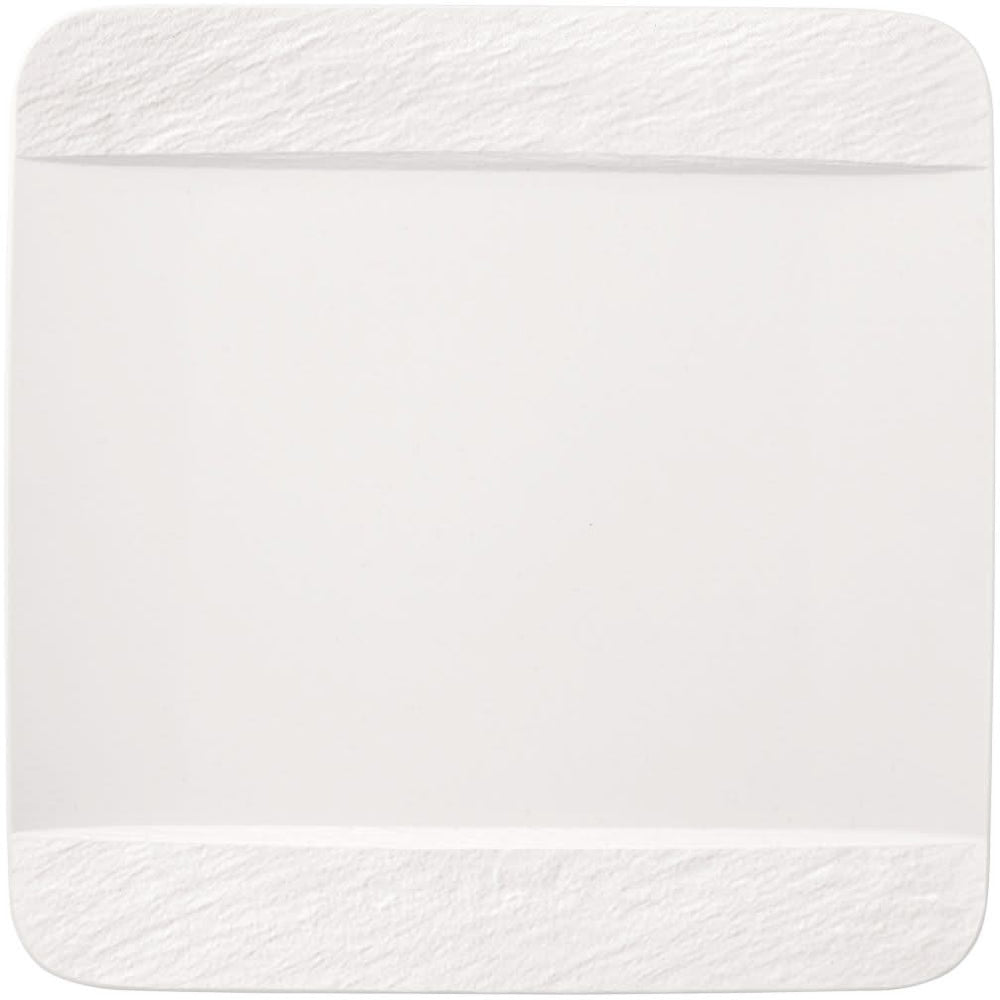 Villeroy & Boch Speiseteller Manufacture Rock - Weiß - 28 x 28 cm