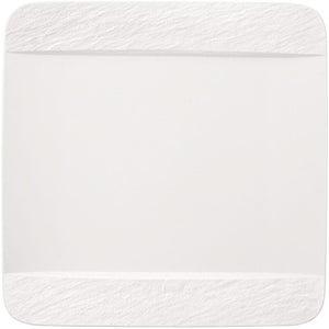 Villeroy & Boch Speiseteller Manufacture Rock - Weiß - 28 x 28 cm